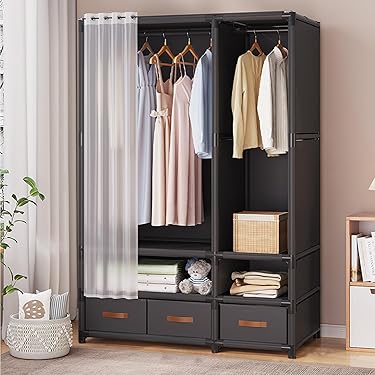 新品⭐︎大容量ワードローブ　クローゼット☆グレー 新品⭐︎大容量ワードローブ クローゼット☆グレー Amazon.co.jp