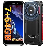 FOSSiBOT F101P Android 13 タフネススマホ 7GB RAM+64GB ROM 1TB拡張可能防水スマホ 10600mAh simフリースマホ本体123dB超大音量スマホ 5.45インチ 24MP+8MP カメラ防水防塵耐衝撃ス