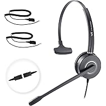 Amazon | VT 電話ヘッドセット マイク ノイズキャンセリング