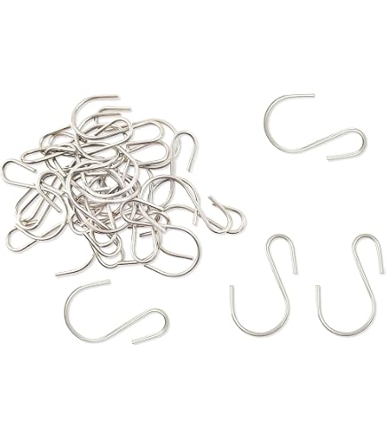 Paracord Planet 4-Pack S-Shaped Hooks – 3.23” Steel Zinc-Plated Hangers For Closets, Kitchens, Hammocks & Garage Storage