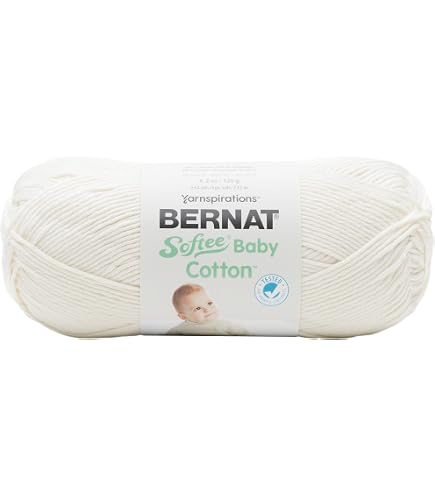 Amazon | Bernat Softee Baby Cotton Yarn-Soft Plum 166052-52005