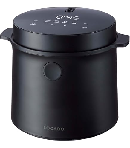 Amazon | LOCABO（ロカボ） 糖質カット炊飯器 LOCABO (ブラック 