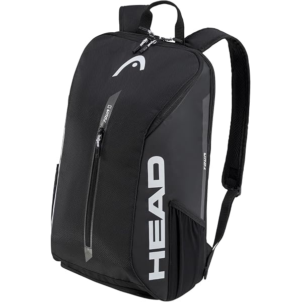 Sac à Skis HEAD Rebels Double - Pour 2 Paires De Skis + Bâtons - Roulettes, Sangles Compression - Noir/Blanc