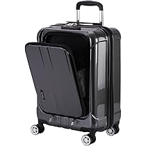 Amazon | [アクタス] キャリーケース ジッパー フロントオープン
