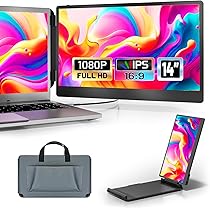 ポータブルモニター デュアルモニター 14インチ FHD 1080P Amazon.co.jp: Laptomo S1 デュアルモニター 14インチ IPS