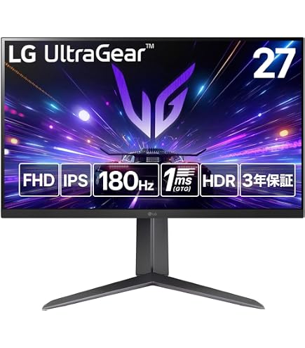 Amazon.co.jp: LG UltraGear 27GQ50F-B Gaming Monitor, 27-Inch, Full