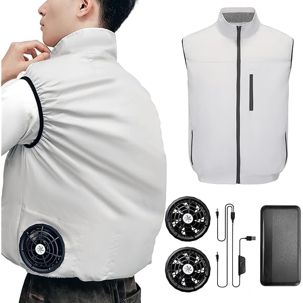 Amazon.co.jp: [ZHICHUAN] 【2024年最新 空調作業服 ベスト】大