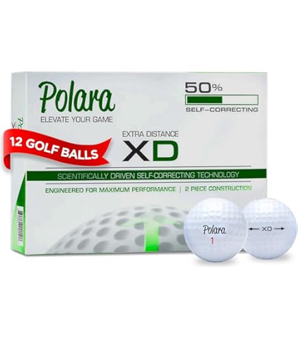 Amazon | POLARA(ポララ) ゴルフボール XDS 3ピース ULTIMATE STRAIGHT