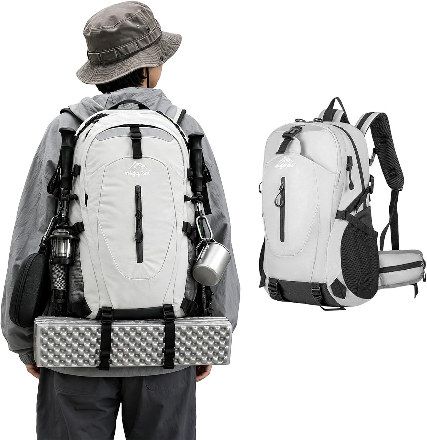 [Sedrick] 登山リュック 30L 軽量600g 防水 バックパック 30リットル 大容量 ハイキングデイパック 男女兼用 多機能ザック | 通気性背面＆肩ストラップで快適装着、多数ポケットで小物整理しやすい30L登山リュック。牛乳1本より軽い約600gの超軽量＆防水仕様。キャンプ・ハイキングはもちろん、通勤・ジム・旅行サブバッグにも活躍。初心者からベテランまで幅広く使える頼れる相棒