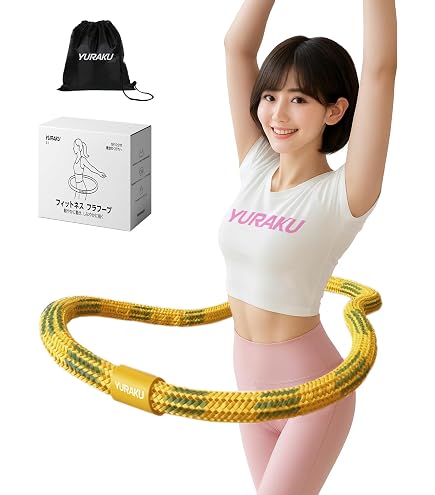 Amazon | フラフープ 紐 フラフープダイエット用 ソフトフラフープ