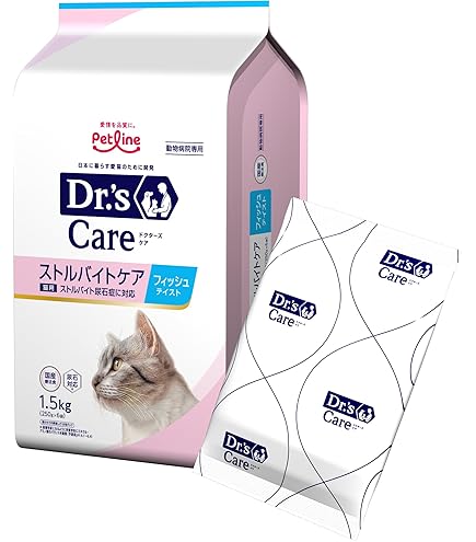 ドクターズケア ストルバイトケア ライト フィッシュ1.5kg ２袋 Amazon | ドクターズケア 猫用ストルバイトケア, チキンテイスト, 1.5