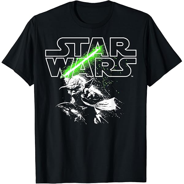 Amazon | スターウォーズ ヨーダ ジェダイ マスター Tシャツ Tシャツ