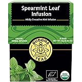 Buddha Teas Organic Non-Caffeine Spearmint Tea 18 Teabags
