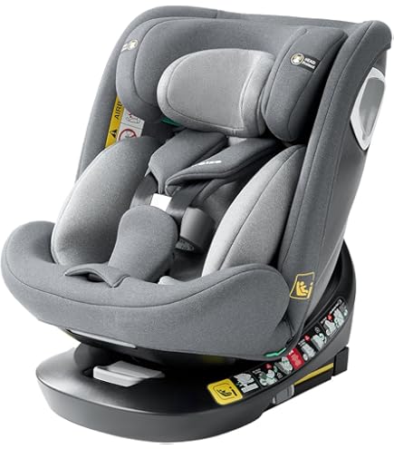 Amazon | HZDMJ チャイルドシート 360度 回転式 ISOFIX対応 シート