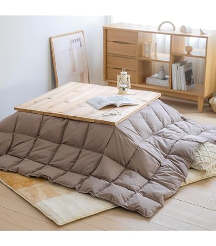 Amazon｜西川 こたつ布団 長方形 こたつ掛け布団 ホワイトダウン 増量