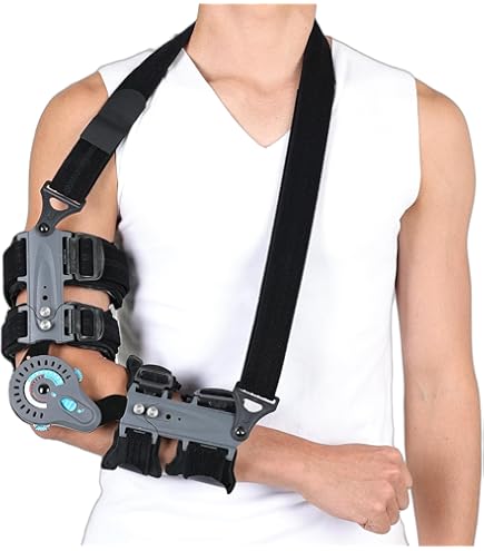 Amazon | Breg HEX Adjustable Hinged Elbow Brace (Medium) by Breg