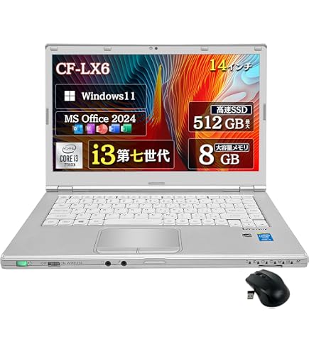 Amazon.co.jp: 【Win10搭載】Panasonic Let's note CF-SZ6□MS Office
