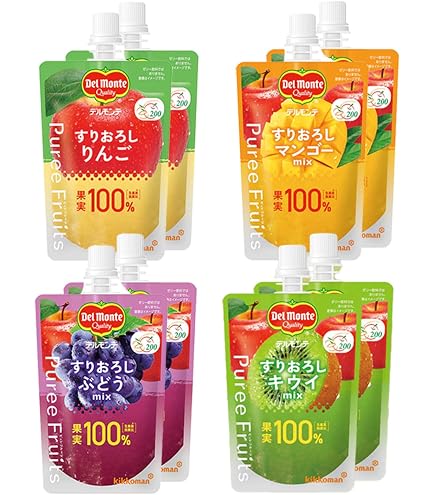 デルモンテ ピュレフルーツ 3種×2セット Amazon.co.jp: デルモンテ ピュレフルーツ 3種 各2個 計6個 詰め合わせ