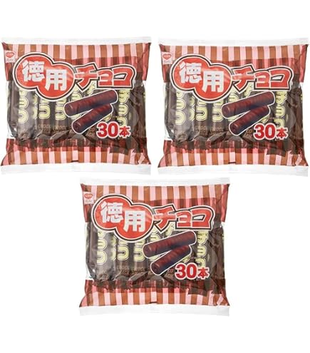 Amazon | 【セット販売】リスカ 徳用チョコ棒 30本入×3袋 （計90本