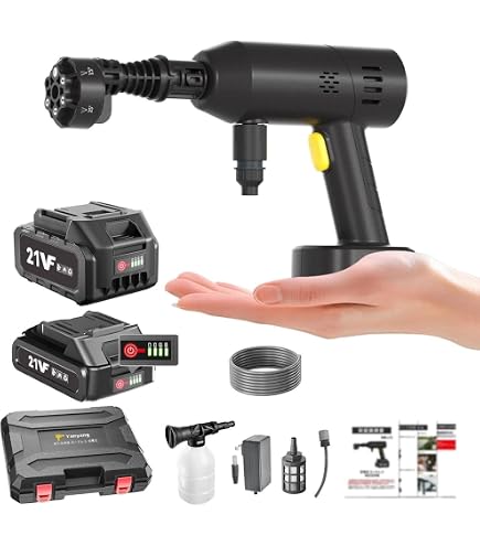 Amazon | 高圧洗浄機 コードレス【10MPa×6L/min水量強化・強力洗浄・超