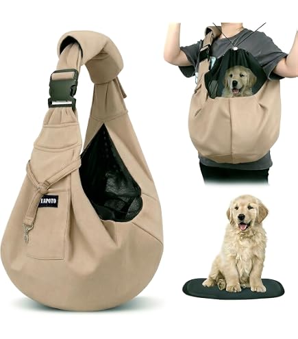 Amazon | ブラック スタンダード 犬用 猫用 ファンドルペットスリング