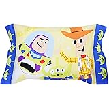 モリピロ(MORIPiLO) 洗える 子供枕 綿100 カバー付き トイストーリー イエロー 約40x30x10cm【公式キャラクターグッズ】キッズ ジュニアまくら 男の子 女の子 ディズニー 4620399