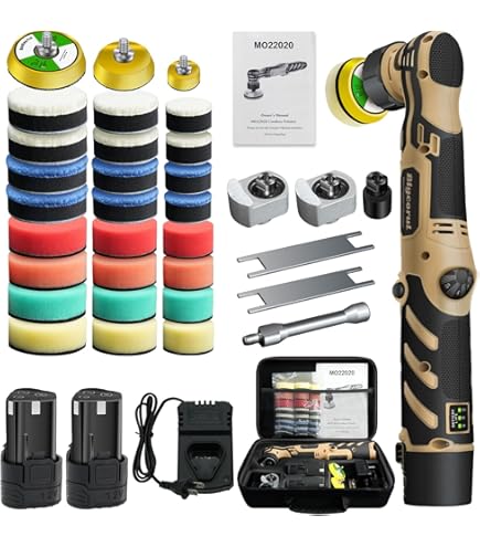 Mini Polisher, 2-inch/ 3inch Car Buffer Polisher With 8mm Random Orbital,Car - View #14