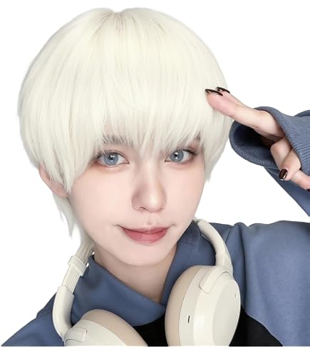 Amazon.co.jp: 禅院直哉 コスプレウィッグ 緑黒グラデーション