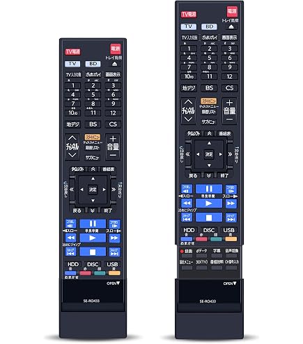 Amazon | レコーダーリモコン SE-R0433 for TOSHIBA 東芝ブルーレイ