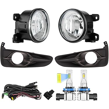 F200 フォグランプ　2個セット Amazon | fcl.(エフシーエル) バイク フォグランプ led 2色切り替え 調
