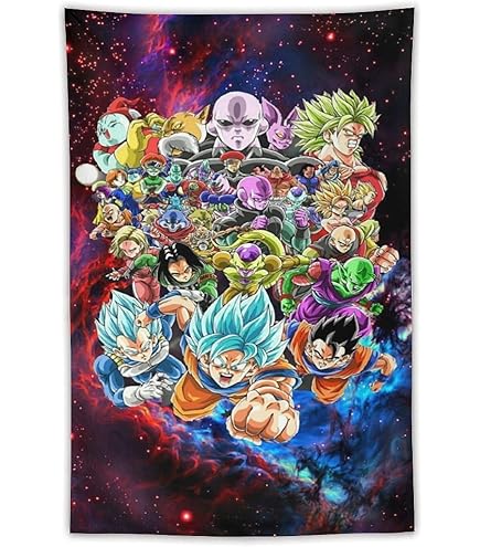 Amazon.co.jp: Zhongyu 龙珠ドラゴンボールタペストリー壁掛け, 130 x
