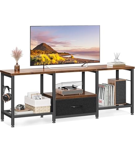 Amazon｜テレビ台 テレビボード 幅120cm 奥行40cm ヴィンテージ 50型