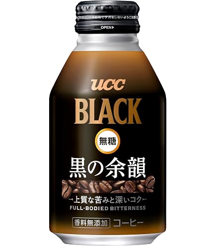 Amazon.co.jp: UCC 上島珈琲 BLACK 無糖 ブラック 黒の余韻 375g×2