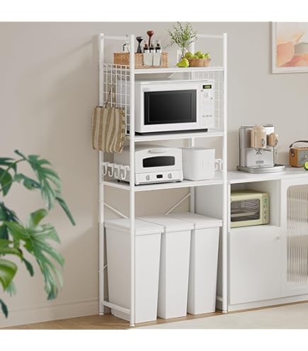 Amazon.co.jp: UTIMIU 冷蔵庫ラック ゴミ箱上ラック 幅60×奥行40×高さ