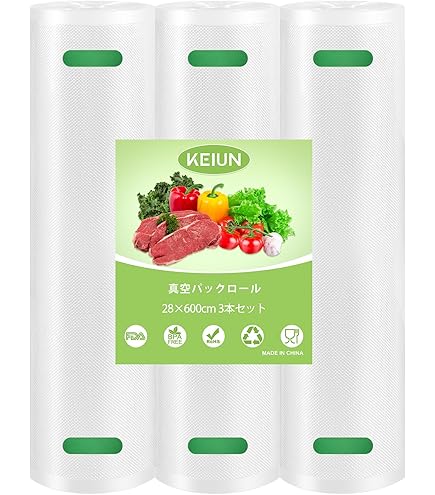 Amazon.co.jp: アイリスオーヤマ 真空保存フードシーラー専用ロール 幅