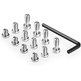 SmallRig 1/4インチネジ カメラ固定ネジ 12個セットカメラ止めネジ 1/4インチノブ 1/4"-20スレッド カメラ止めネジ クイックリリースカメラ固定ネジ カメラ止めネジ-1713 [並行輸入品]