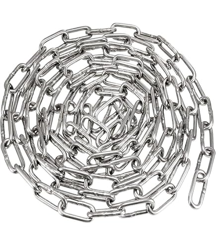 Jireko リンクチェーン ホーム雑用チェーン 固定くさり 物干しロープ ハンキング鎖 304ステンレス 厚さ3mm 錆びない 多 チェーン 線径約6mm 使用荷重約1.1t 約1100kg 約3m G80 エコノミーモデル 鎖 くさり 吊り具 チェーンスリング スリングチェーン  リンクチェーン チェイン : BAUHAUS - 通販 - Yahoo!ショッピング