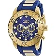 Invicta メンズ プロダイバー ステンレススチール クォーツウォッチ ポリウレタンストラップ付き ブルー 25 (モデル:20280)