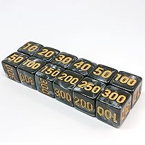 Amazon | MINI CUBER スプラッシュ ブルー ダイス サイコロ 12個