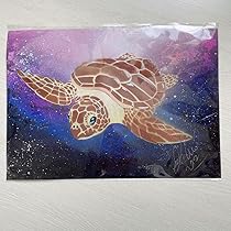 スプレーアートエデン クジラと惑星のスプレー＆レジンアート455/1000 スプレーアートエデン クジラと惑星のスプレー＆レジンアート455