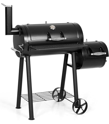 Amazon | BBQコンロ 燻製器 オフセットスモーカー(Offset smoker