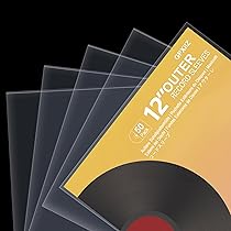 Amazon.co.jp: GPXIIZ LPレコード 外袋 12インチ用 PP素材 厚さ0.076mm