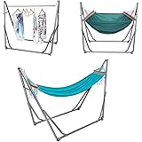 Amazon Btm ハンモック 自立式 3 Way ポータブルハンモック 専用ケース付き 1年安心保証 チェアー 室内 折りたたみ おしゃれ デザイン アウトドア 屋外 キャンプ ハンモックチェア スタンド グレーベッド グレーチェア Btm ハンモック