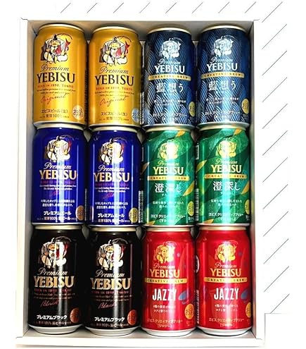 Amazon.co.jp: ヱビスビール エビス 4種の味わいセット YBF3D 350ml x