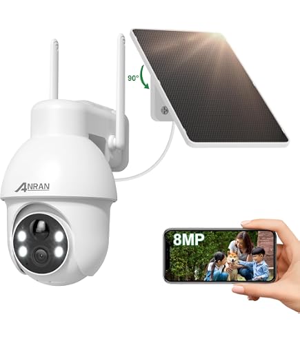 Amazon.co.jp: 防犯カメラ 屋外 ソーラー 監視カメラ ワイヤレス 400万