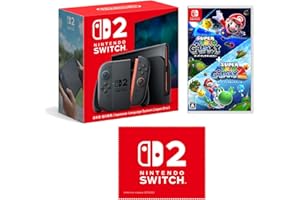 Nintendo Switch 2(日本語・国内専用) ＋ スーパーマリオギャラクシー + スーパーマリオギャラクシー 2 -Switch 【Amazon.co.jp限定】特典 Nintendo Switch 2 ロゴデザイン マイクロファイバークロ