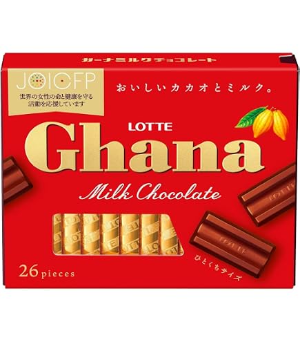 Amazon | ロッテ ガーナミルクエクセレント 119g(26枚入) | ロッテ