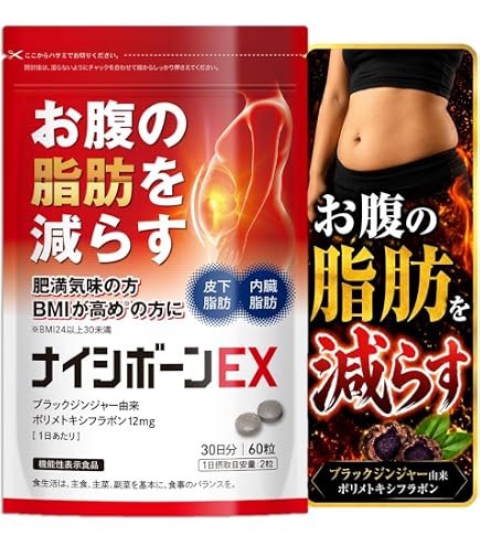 ナイシボーンEX 30日分 ダイエットサプリ 内臓脂肪燃焼