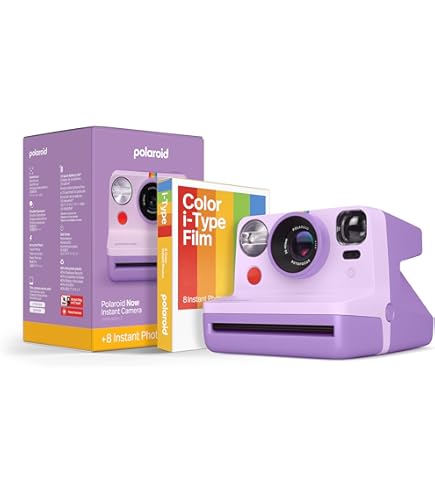 Polaroid Now カメラ キースヘリング Amazon | Polaroid Now i-Type インスタントフィルムカメラ (レッド