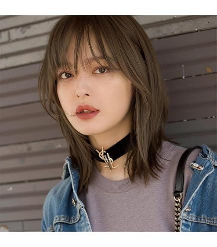 Amazon.co.jp: HAIRCUBEフルウィッグ人毛100％ セミロング パーマ